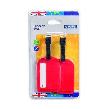 Status Travel Luggage Tags 10x2 (Pack of 20) SLUGGAGETAG2PK10