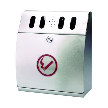 Curved Wall Mounted Ash Bin Steel 3.7 Litre CIGBINCRV