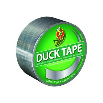 Ducktape Coloured Tape 48mmx9.1m Chrome Silver (Pack of 6) 280621