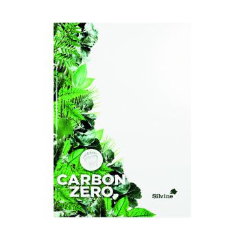 Silvine Premium Carbon Zero Certified Casebound Notebook Lined 120 Pages A4 R307