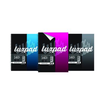 Silvine Luxpad Hardback Wirebound Notebook A5 (Pack of 12) THBA5AC