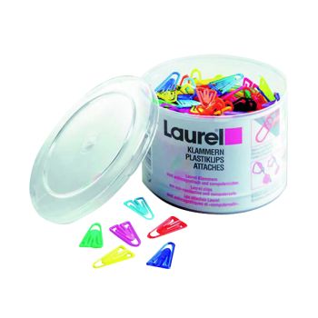 Plastic Paperclips 35mm Assorted (Pack of 200) 126130399