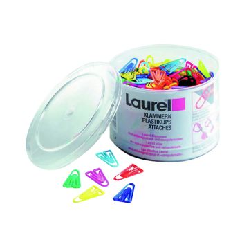 Plastic Paperclips 60mm Assorted (Pack of 75) 126131399