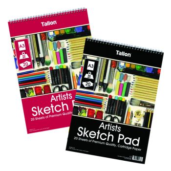 Tallon Artist Sketch Pad 20 Sheet A3 (Pack of 6) TAL05683