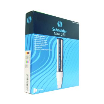 Schneider Maxx 260 Liquid Chalk Chisel Tip Marker Jumbo White (Pack of 5) 126049 - DISCONTINUED
