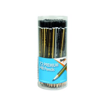 Tiger HB Pencils Display Pot Assorted (Pack of 72) 301532