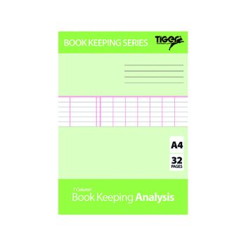 Book Keeping Book Analysis (Pack of 6) 302298