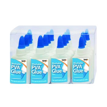 Tiger Washable PVA Glue 40ml (Pack of 16) 301559