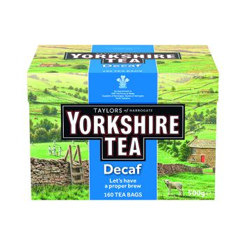 Yorkshire Tea Bags 160 Decaff 1114 YT