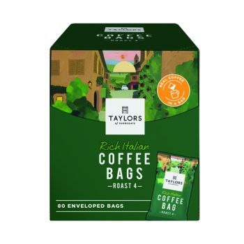 Taylors Rich Italian Coffee Bags (Pack of 80) 6125