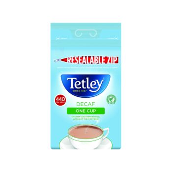 Tetley One Cup Decaffeinated Tea Bags (Pack of 440) 1800A