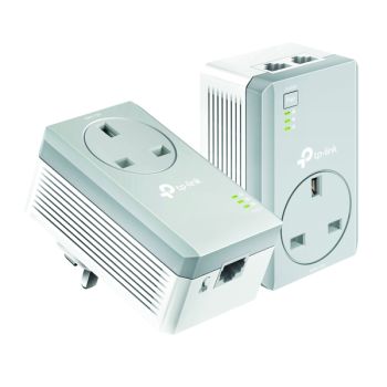 TP-Link AV600 2-Port Passthrough Powerline Starter Kit TL-PA4022P KIT