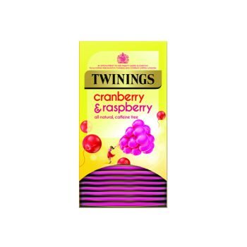 Twinings Cranberry Raspberry and Elderflower Tea Bags (Pack of 20) F09614