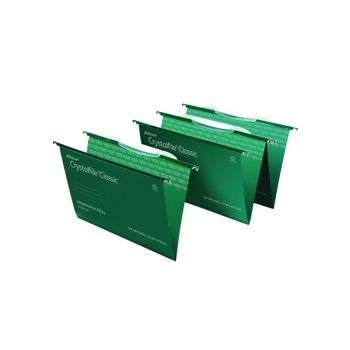 Rexel Crystalfile Suspension File Crystal Links Green (Pack of 50) 3000030 - DISCONTINUED