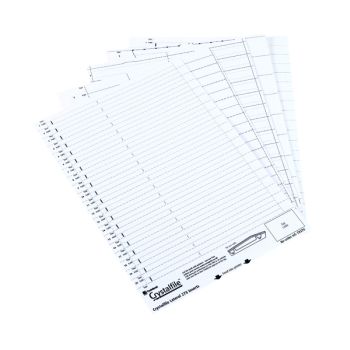 Rexel Crystalfile Classic Crystal Link White (Pack of 50) 3000039