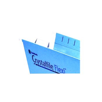 Rexel Crystalfile Flexi Tab Inserts White (Pack of 50) 3000058