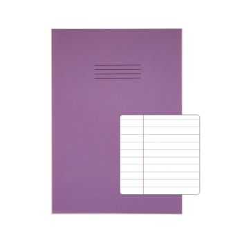 Rhino Exercise Book 80 Page F8M A4+ Purple (Pack of 50) VDU080-214-4