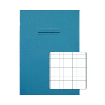 Rhino Exercise Book 10mm Square 80P A4 Light Blue (Pack of 50) VC48421