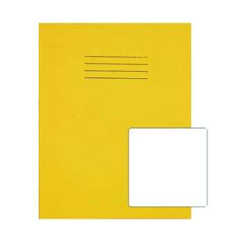 Rhino Exercise Book Plain 80 Pages 9x7 Yellow (Pack of 100) VC48990