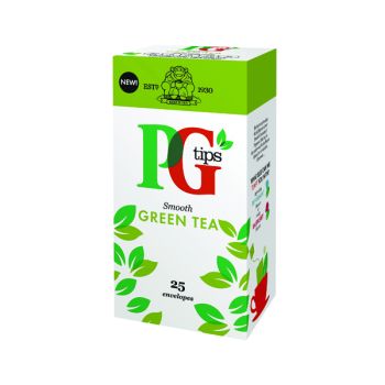 PG Tips Green Tea Envelope (Pack of 25 Tea Bags) 29013901