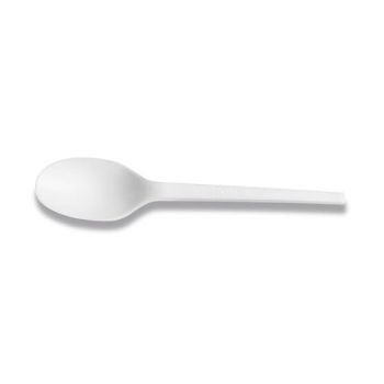 Vegware Spoon 6.5in Compostable White (Pack of 1000) VW-SP6.5