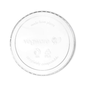 Vegware Deli Container Lid Round 8-32oz Clear (Pack of 500) VDC-120H