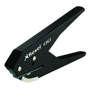 Rexel S120 Single Hole Plier Punch 20 Sheet Black 20120041