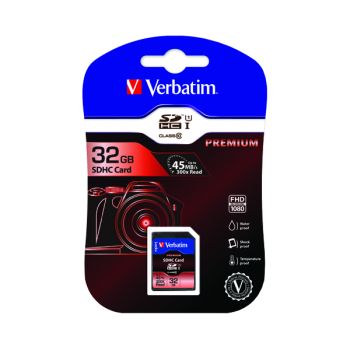 Verbatim SDHC Memory Card Class 10 32GB  43936