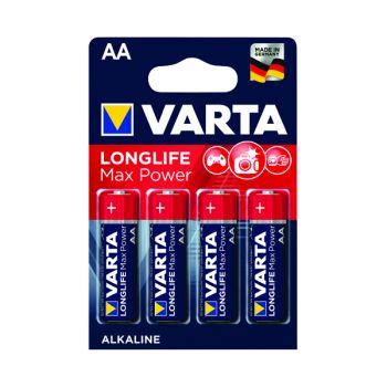 Varta Longlife Max Power AA Battery (Pack of 4) 04706101404
