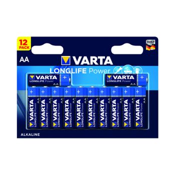 Varta AA Long Life Battery Alkaline (Pack of 12) 4906121482