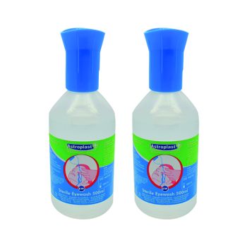 Wallace Cameron Sterile Eye Wash 500ml (Pack of 2) 2405093