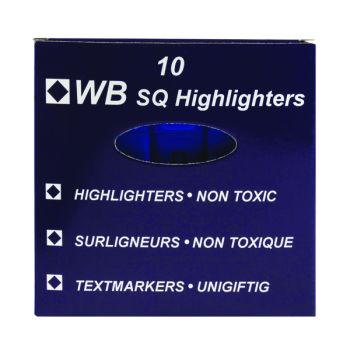 Hi-Glo Highlighter Blue (Pack of 10) 844003