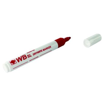 Red Whiteboard Markers Chisel Tip (Pack of 10) WX26037
