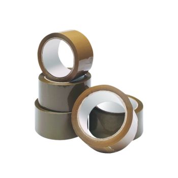 Buff Packaging Tape 48mmx66m (Pack of 6) WX27010