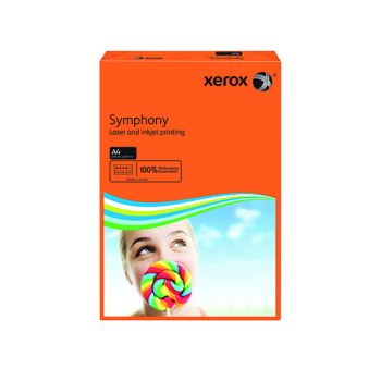 Xerox Symphony A4 Paper 80gsm Deep Tints Orange Ream 003R93953 (Pack of 500) 003R93953