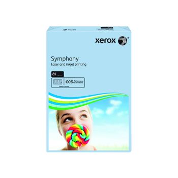 Xerox Symphony Pastel Tints Blue Ream A4 Paper 80gsm 003R93967 (Pack of 500) 003R93967