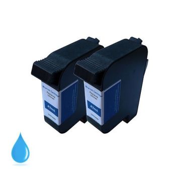 Compatible Francotyp Postalia 58.0033.3137.00 2 x Blue Cartridge (22,000 Impressions) CFP004