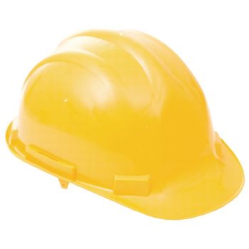 Comfort Vented Safety Helmet ABS Shell Yellow BBVSHY - DISCONTINUED