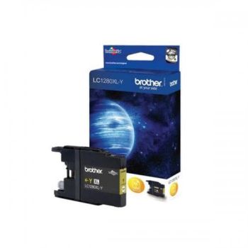 Brother LC1280XLY High Yield Yellow Ink Cartridge (1,200 pages*)