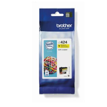 Brother LC424Y Yellow Ink Cartridge (750 Pages*)