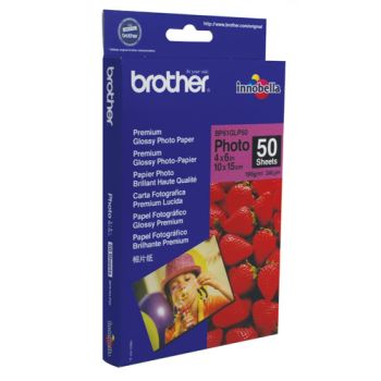 Brother BP61GLP50 6x4 Glossy Photo Paper 190gsm (50 sheets)