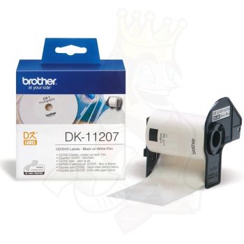 Brother DK11207 58mm Diameter CD/DVD Labels