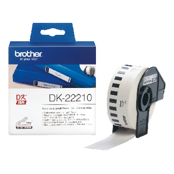 Brother DK22210 29mm Continuous Paper Label Roll 