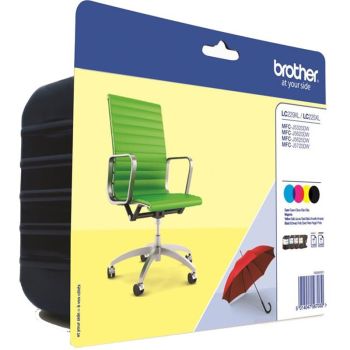 Brother LC229XLVALBP LC229XL High Yield CMYK Ink Cartridge Multipack