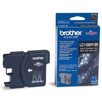 Brother LC1100HYBK High Yield Black Ink Cartridge (900 pages*)