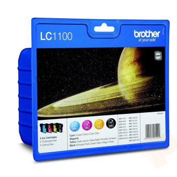 Brother LC1100VALBP LC1100 CMYK Ink Cartridge Value Pack