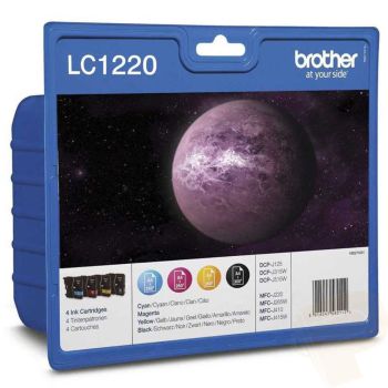 Brother LC1220VALBP LC1220 CMYK Ink Cartridge Value Pack
