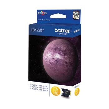 Brother LC1220Y Yellow Standard Yield Ink Cartridge (300 pages*)