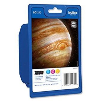 Brother LC1240RBWBP Standard Yield CMY Ink Cartridge Pack