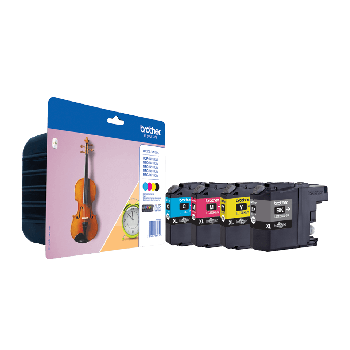 Brother LC127XLVALBP CMYK Ink Cartridge Multipack (4x 1,200 pages*)